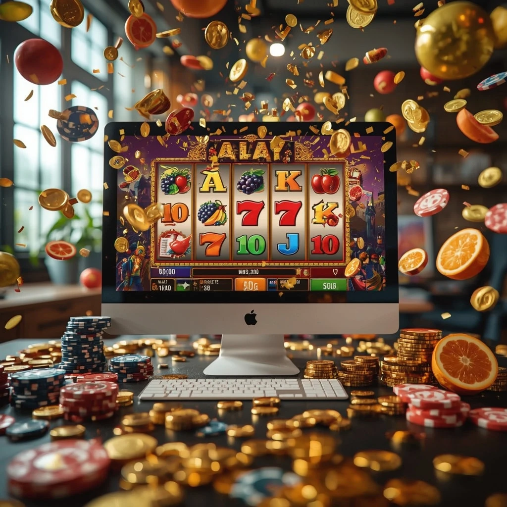 slot machines on the monitor DAFABET CASINO